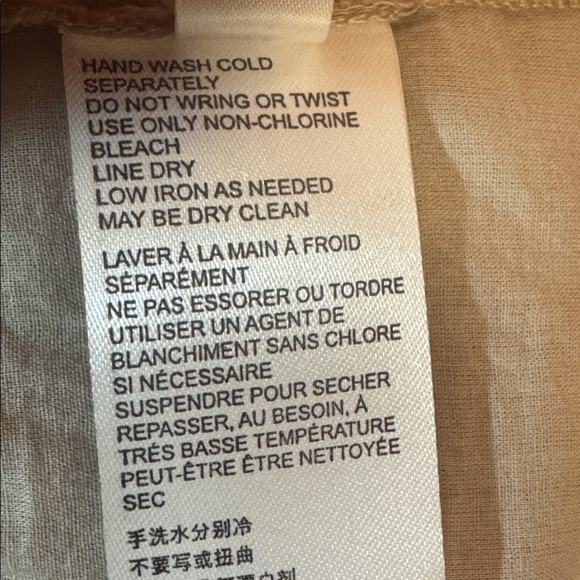 Free People Frankie Pintuck Elegant Tan Halter Dress size Small Petite - Picture 11 of 12